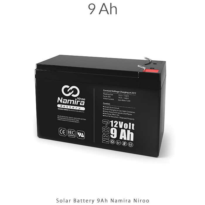 باتری 9 آمپرساعت سیلد اسید برند ریتار شرکت نامیرا